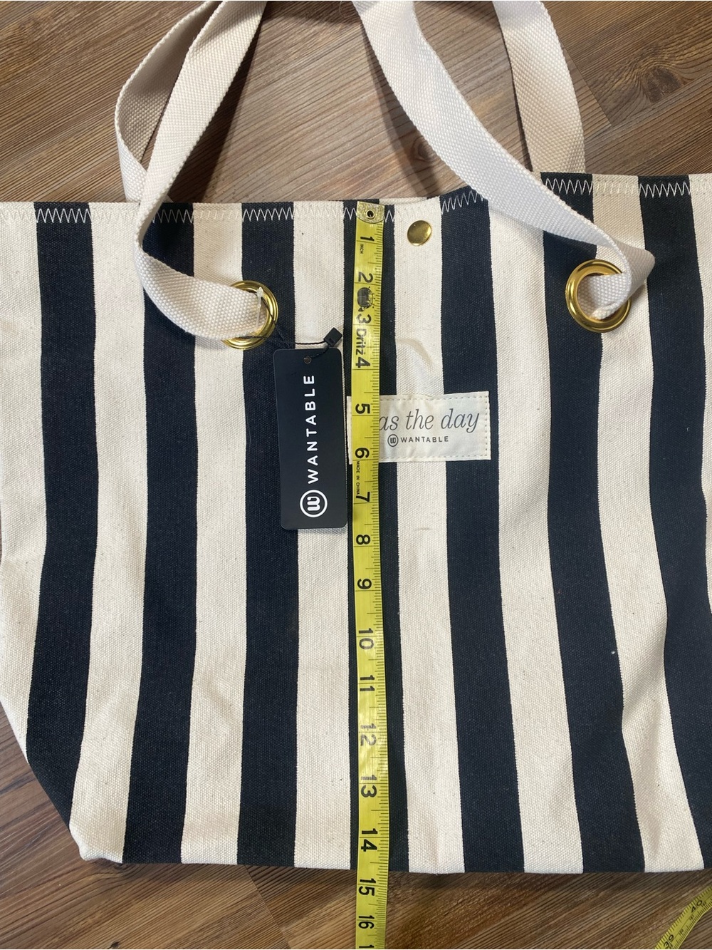 4/$16 Wantable Striped Bag - Picture 3 of 5